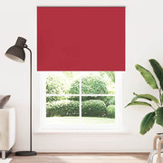 Rolgordijn 145x210 cm verduisterend rood polyester