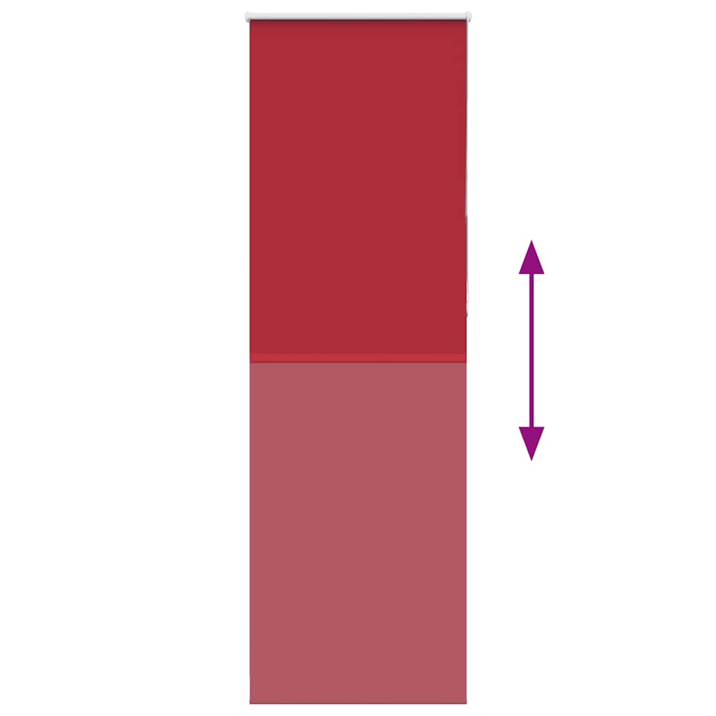 Rolgordijn verduisterend 70x230 cm stofbreedte 65,7 cm rood