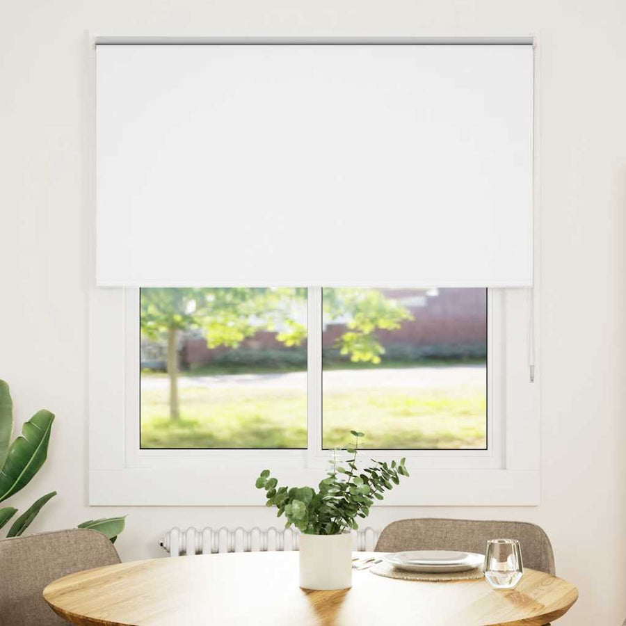 Rolgordijn verduisterend 120x130 cm stofbreedte 116,6 cm wit