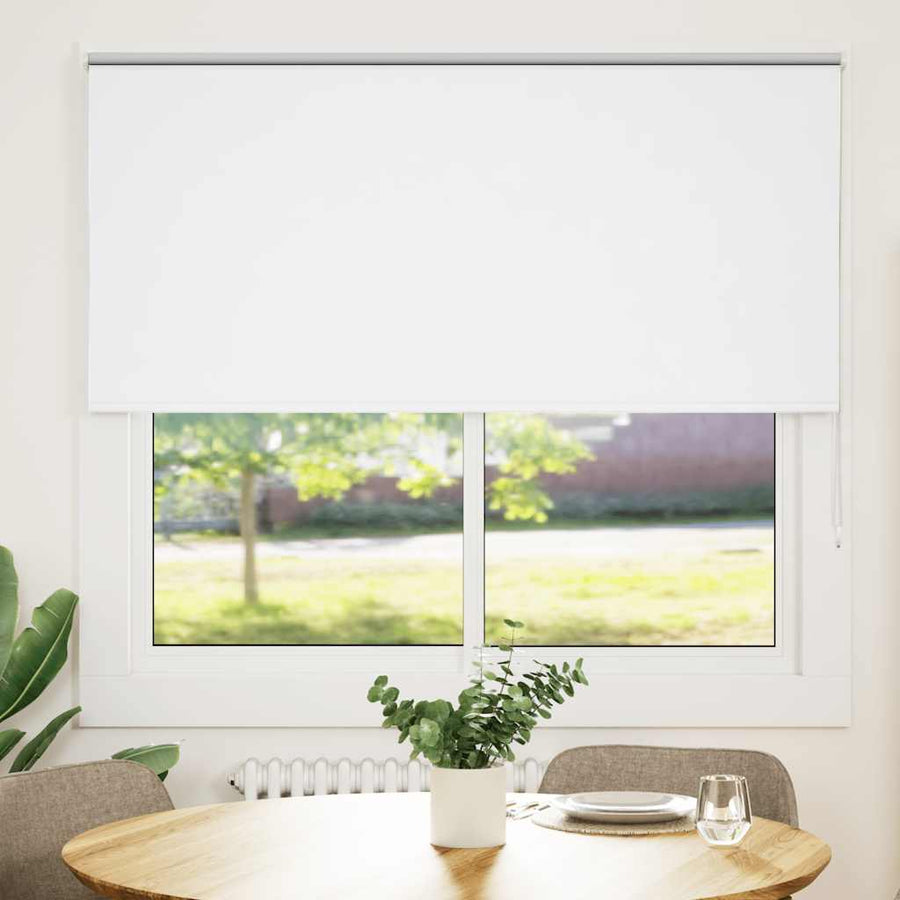 Rolgordijn verduisterend 145x130 cm stofbreedte 141,6 cm wit