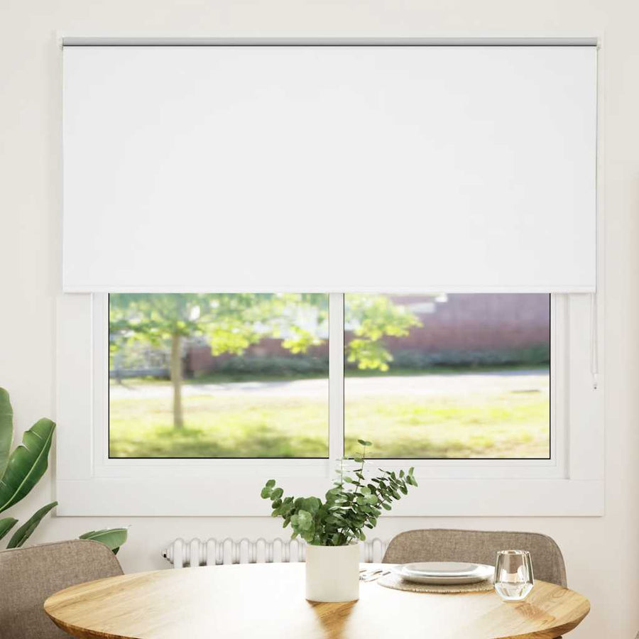 Rolgordijn verduisterend 155x130 cm stofbreedte 151,6 cm wit
