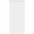 Blackout roller blind 90x210cm fabric width 85.7cm white