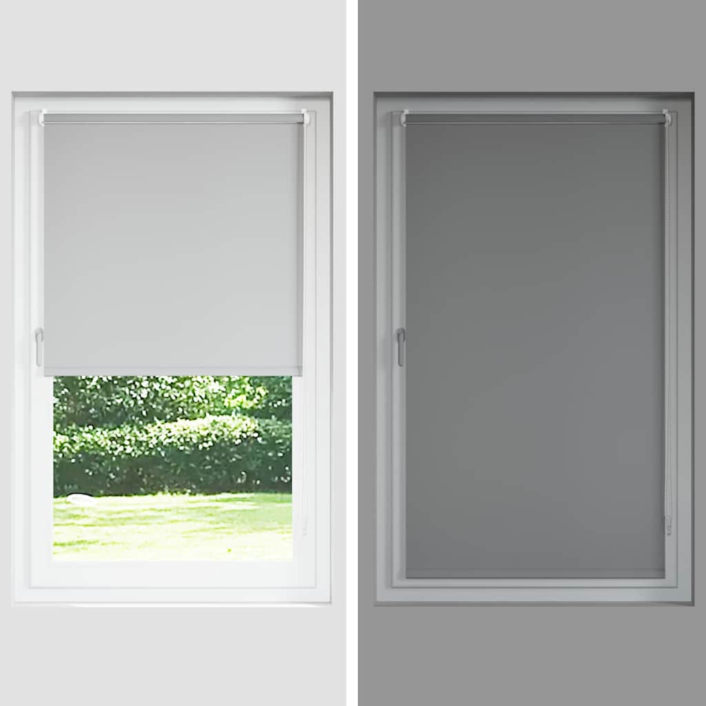 Rolgordijn verduisterend 145x210 cm stofbreedte 141,6 cm wit