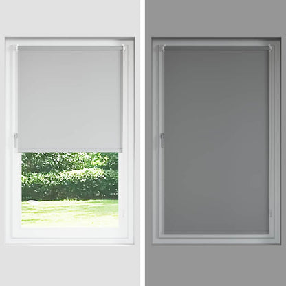 Rolgordijn verduisterend 145x210 cm stofbreedte 141,6 cm wit