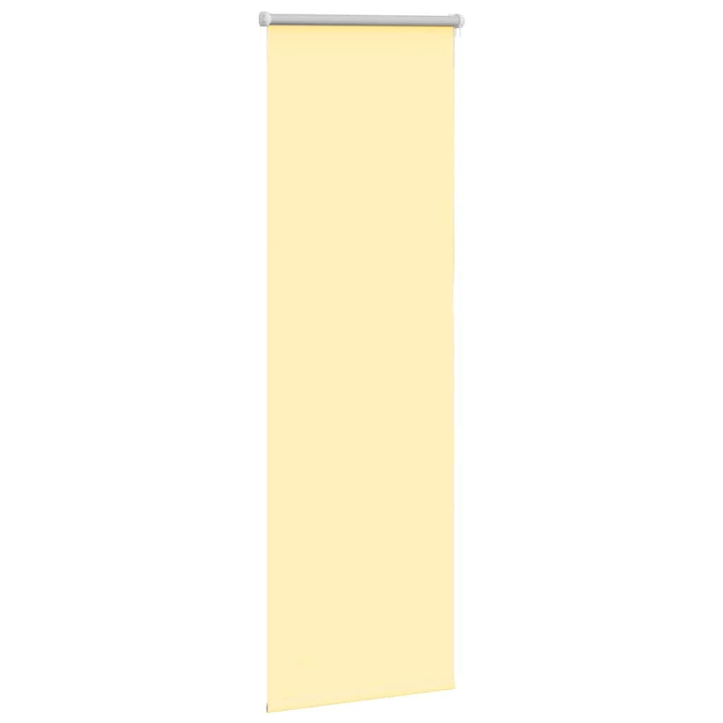 Rolgordijn 40x130 cm stof verduisterend geel Stofbreedte 35,7cm