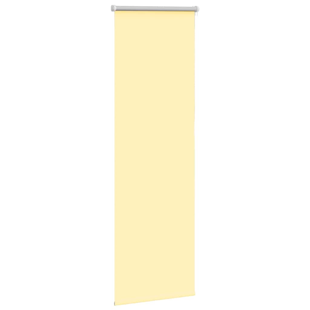 Rolgordijn verduisterend 50x130 cm stofbreedte 45,7cm geel