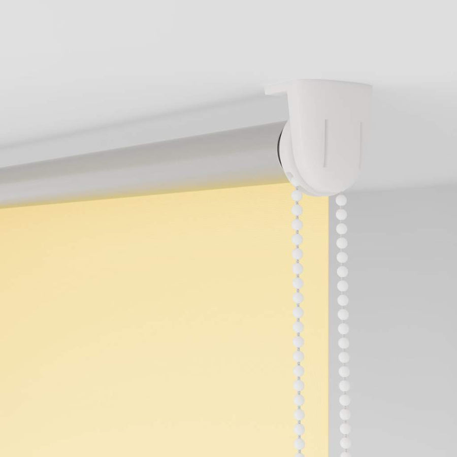Rolgordijn verduisterend 70x130 cm stofbreedte 65,7 cm geel