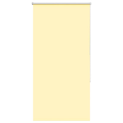 Rolgordijn verduisterend 75x130 cm stofbreedte 70,7cm geel