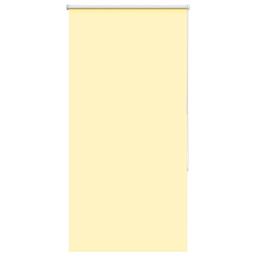 Rolgordijn verduisterend 75x130 cm stofbreedte 70,7cm geel