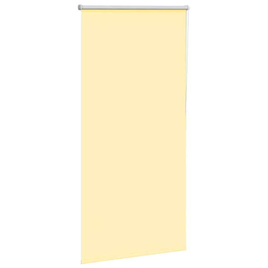 Rolgordijn verduisterend 75x130 cm stofbreedte 70,7cm geel