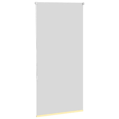 Rolgordijn verduisterend 80x130 cm stofbreedte 75,7cm geel