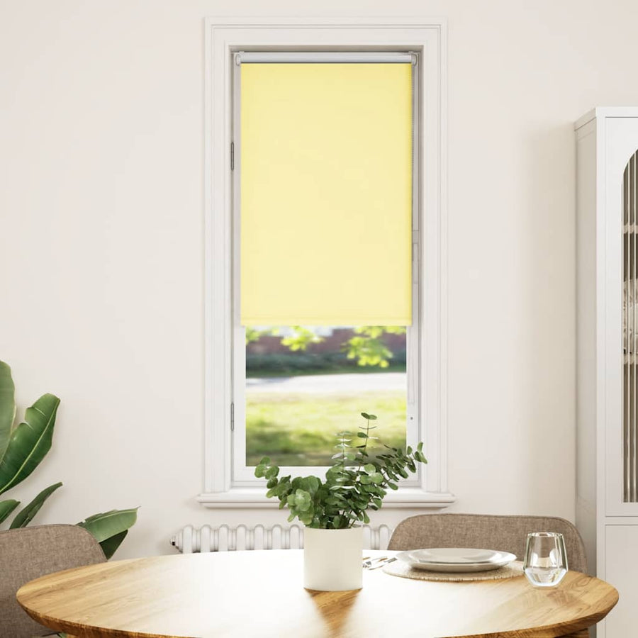 Rolgordijn 40x150 cm verduisterend stofbreedte 35,7cm geel