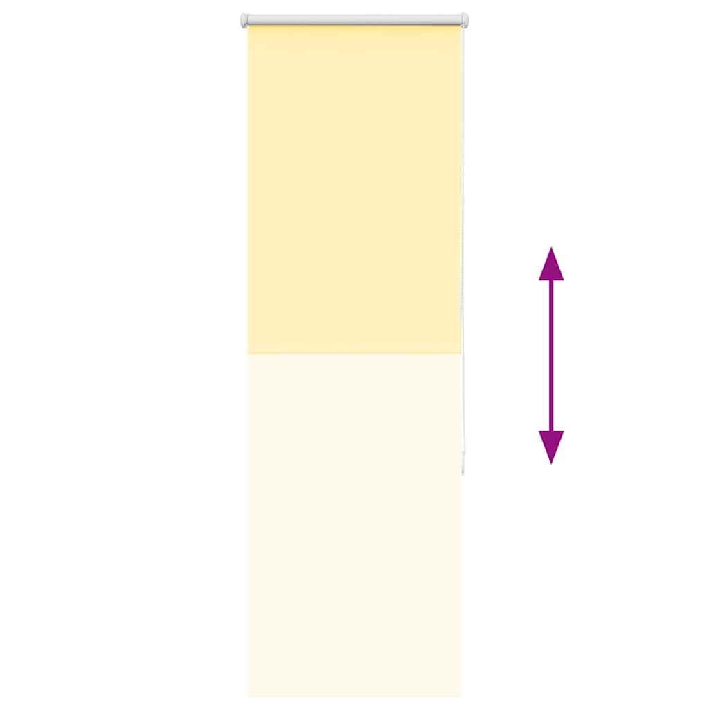 Rolgordijn 40x150 cm verduisterend stofbreedte 35,7cm geel
