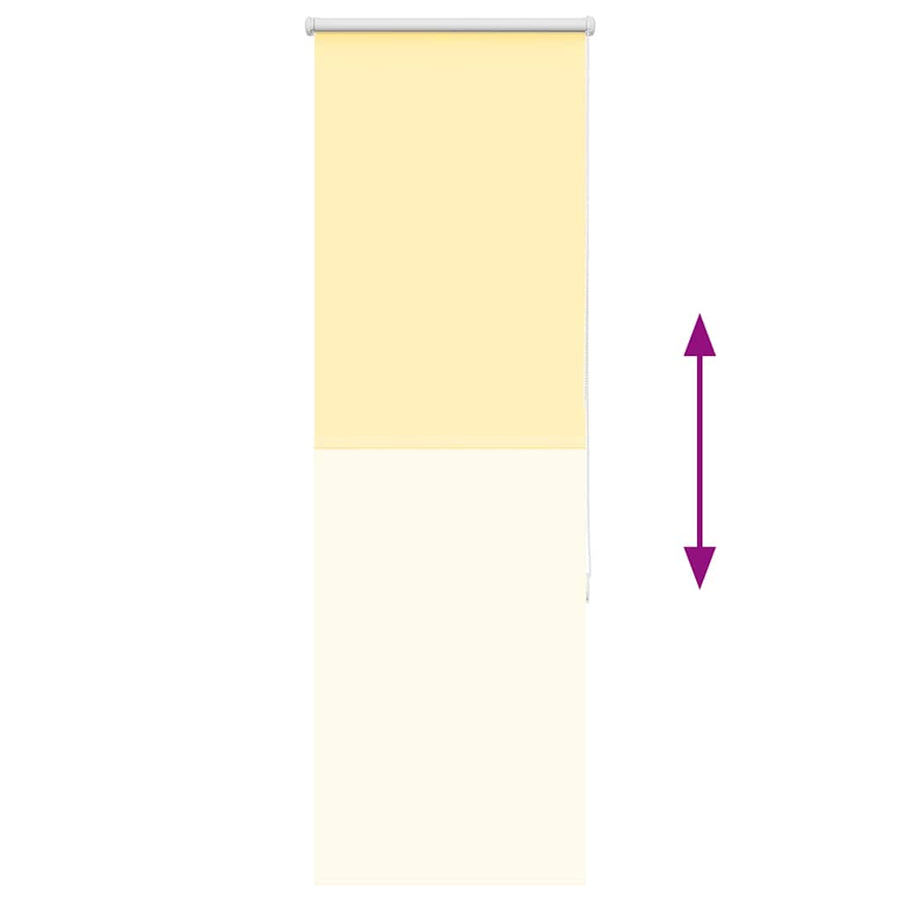 Rolgordijn 40x150 cm verduisterend stofbreedte 35,7cm geel