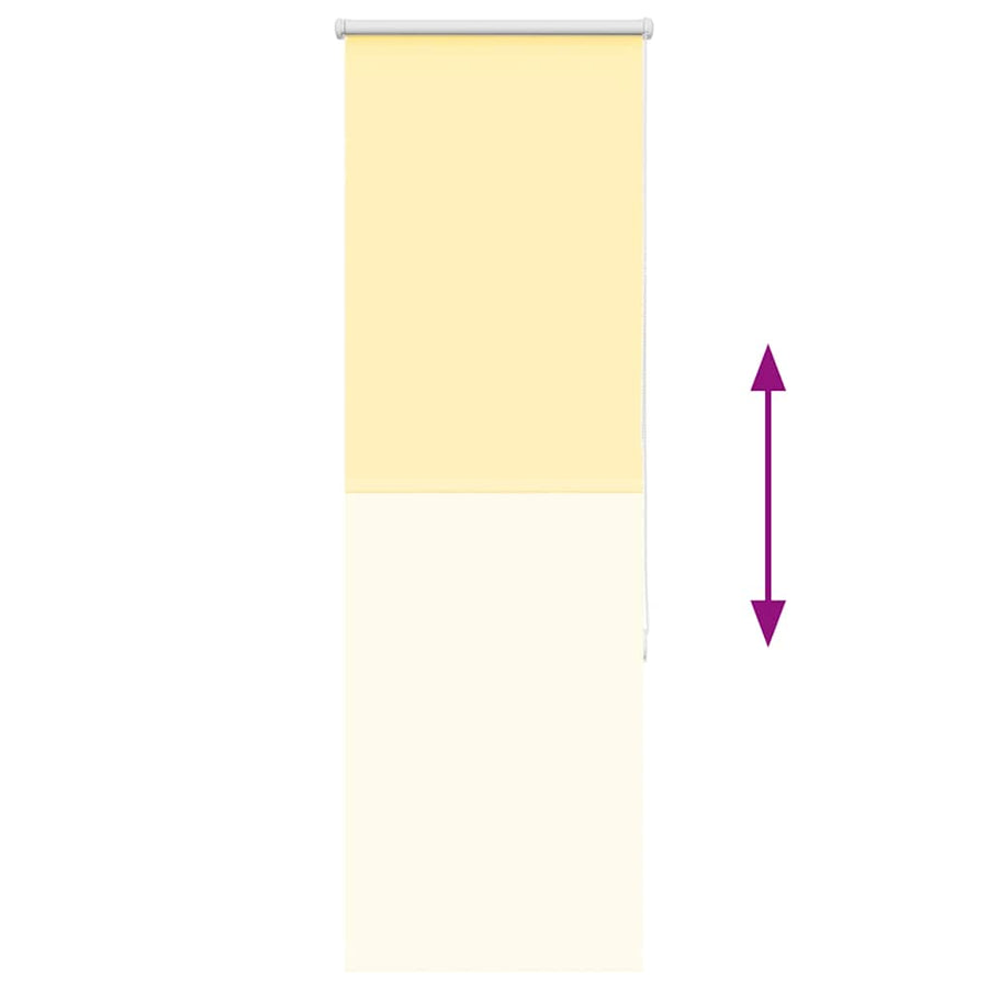 Rolgordijn 45x150 cm verduisterend rood Stofbreedte 40,7cm geel