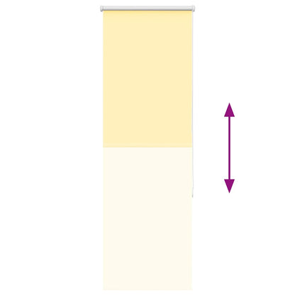 Rolgordijn 55x150 cm verduisterend stofbreedte 50,7cm geel