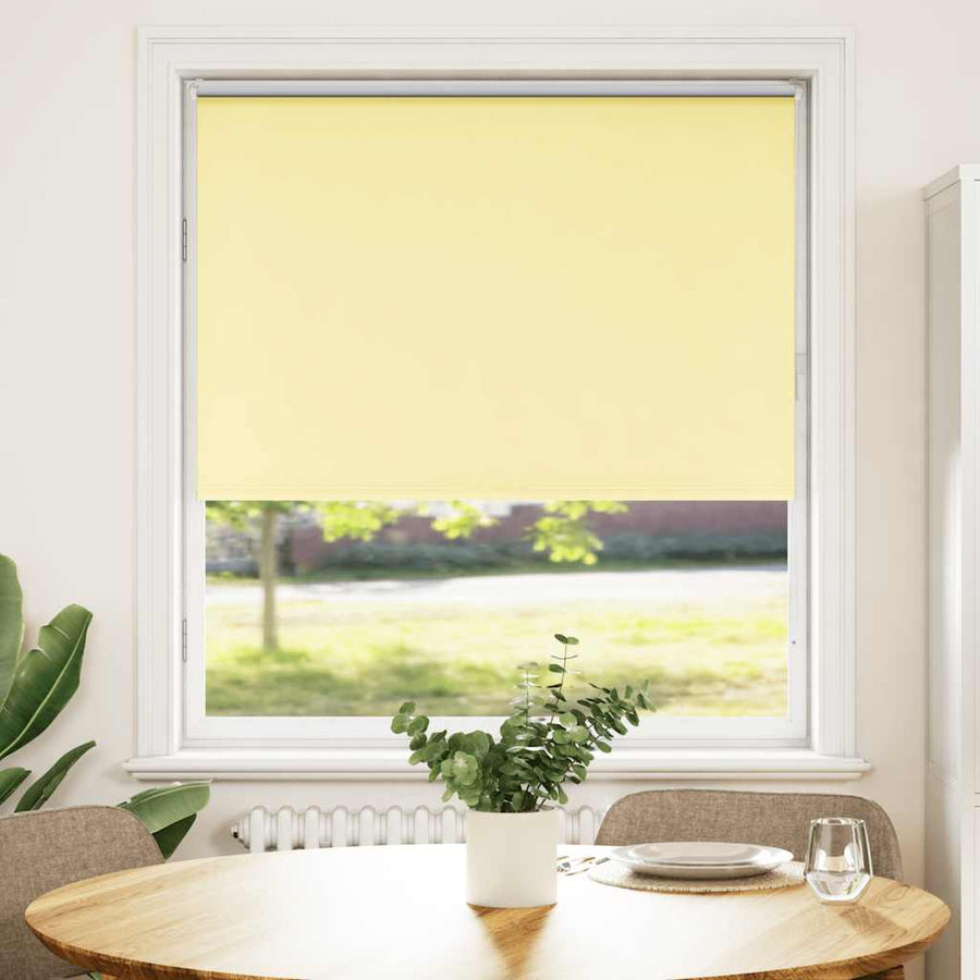 Rolgordijn 100x150 cm stofbreedte 95,7 cm verduisterend geel