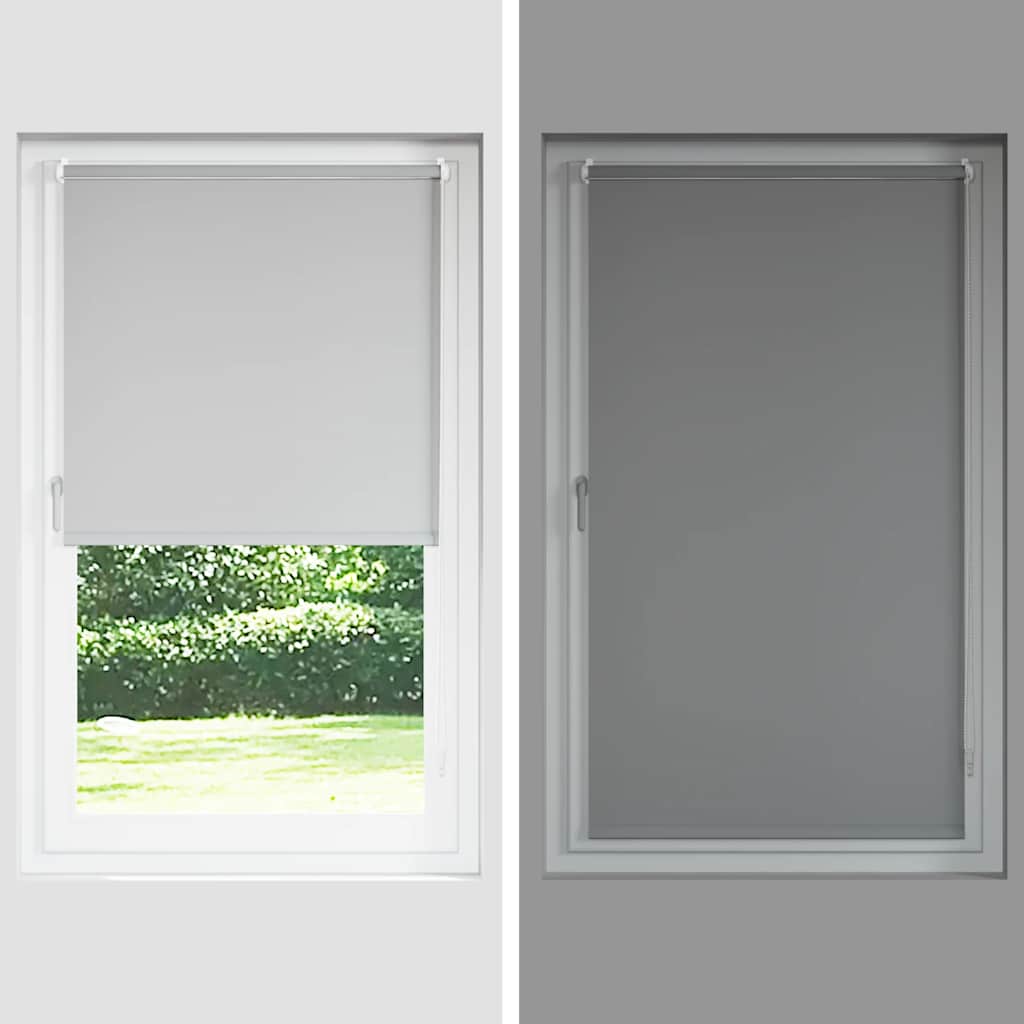 Rolgordijn verduisterend 135x150 cm stofbreedte 131,6 cm geel