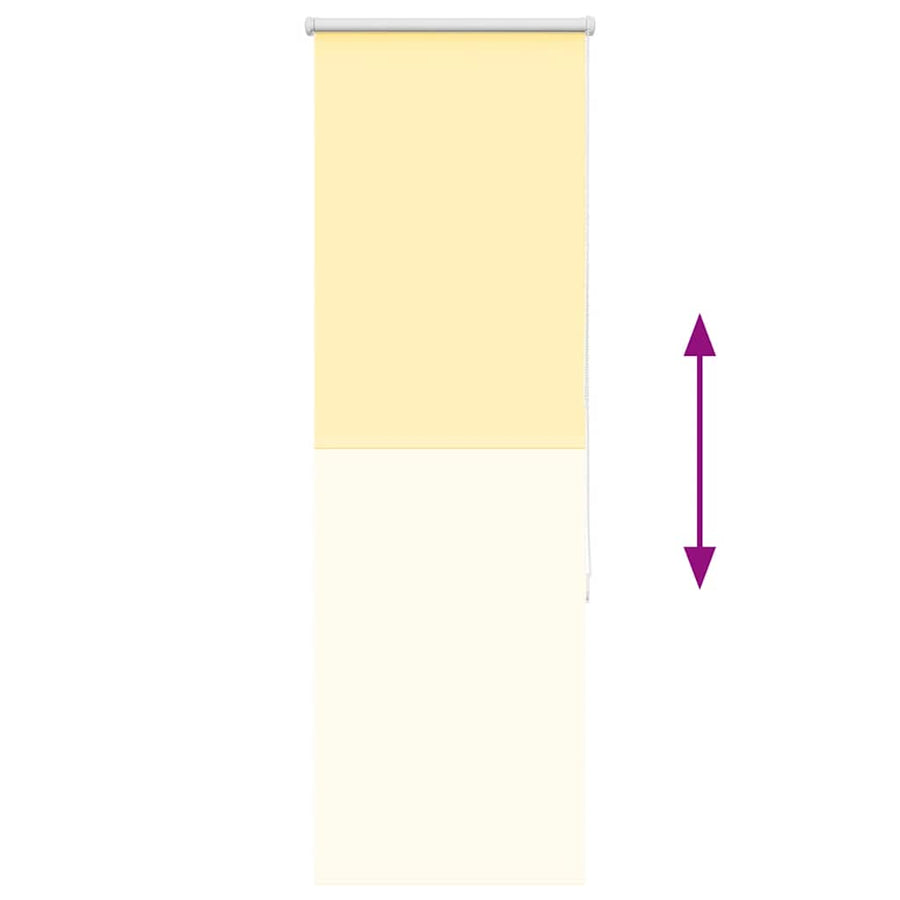 Rolgordijn 40x175 cm stof verduisterend geel Stofbreedte 35,7cm