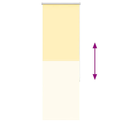 Rolgordijn 55x175 cm verduisterend stofbreedte 50,7cm geel