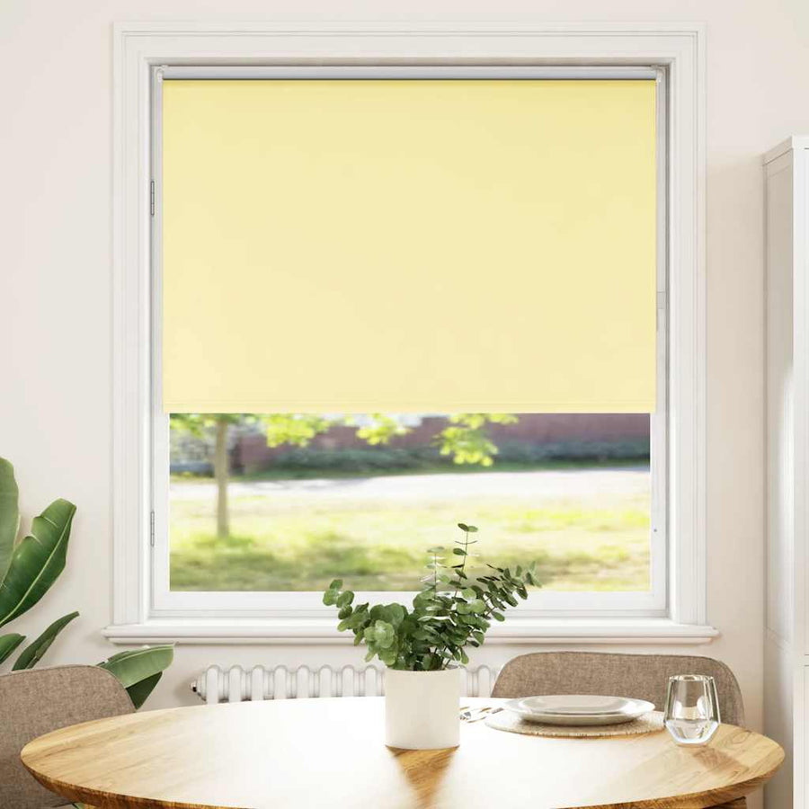 Rolgordijn verduisterend 100x175 cm stofbreedte 95,7 cm geel