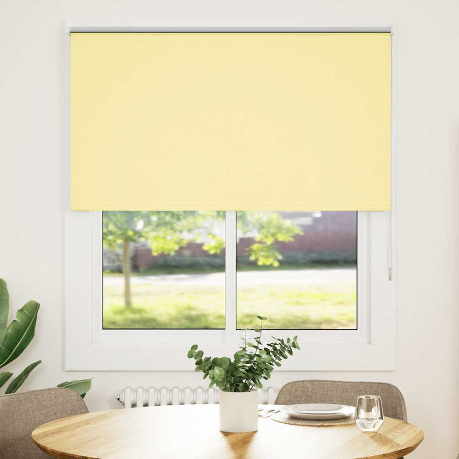 Rolgordijn verduisterend 120x175 cm stofbreedte 116,6 cm geel