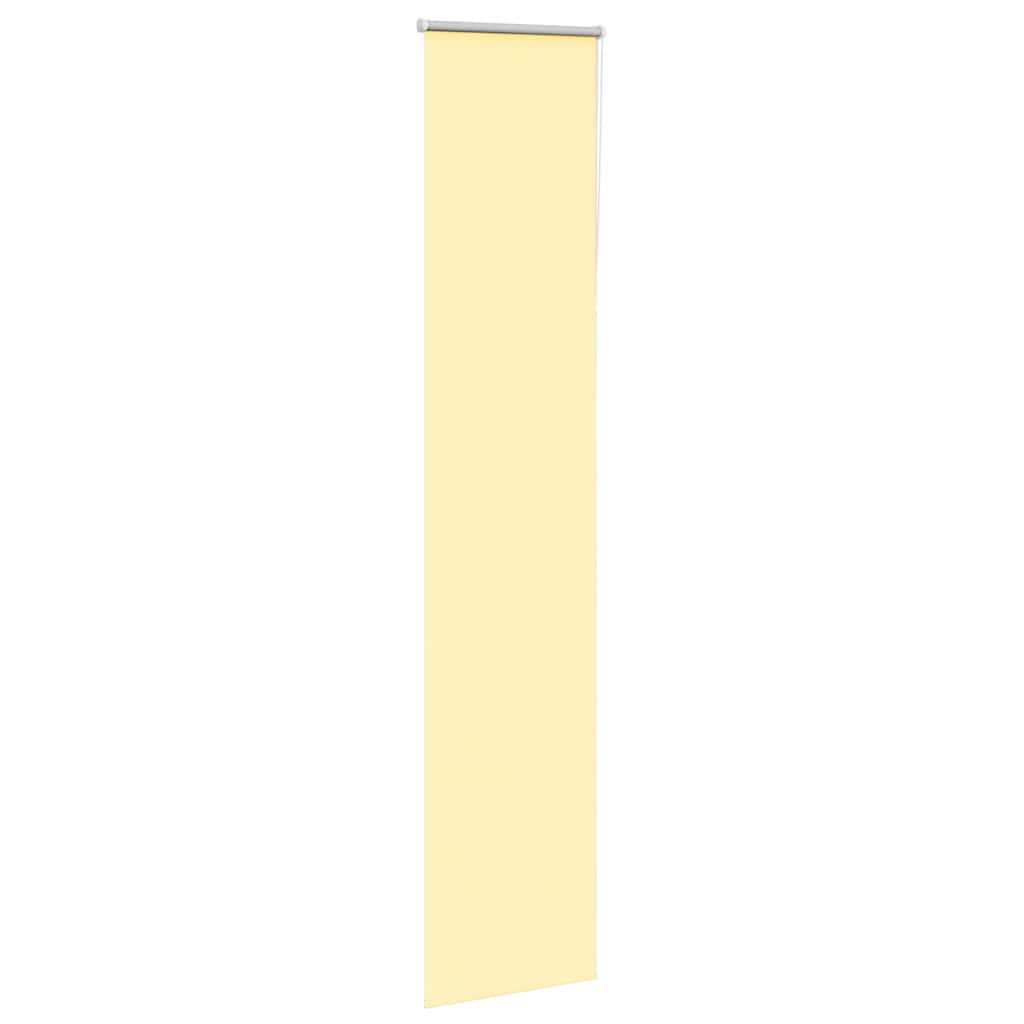 Rolgordijn verduisterend 60x210 cm stofbreedte 55,7 cm geel