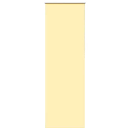 Rolgordijn verduisterend 65x210 cm stofbreedte 60,7 cm geel