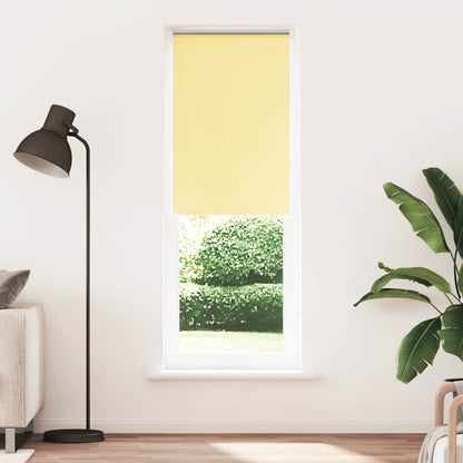 Rolgordijn verduisterend 65x210 cm stofbreedte 60,7 cm geel