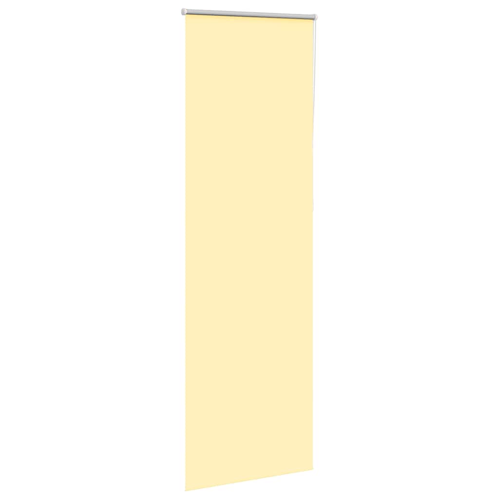 Rolgordijn verduisterend 65x210 cm stofbreedte 60,7 cm geel