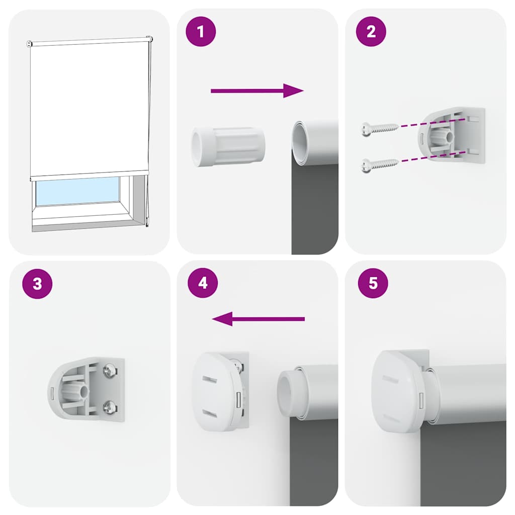 Rolgordijn 40x230 cm stof verduisterend geel Stofbreedte 35,7cm