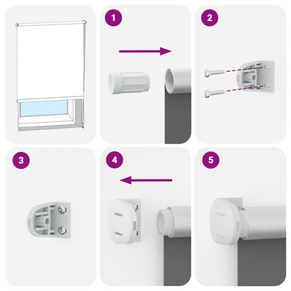 Rolgordijn 40x230 cm stof verduisterend geel Stofbreedte 35,7cm