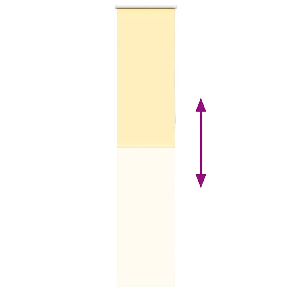 Rolgordijn 40x230 cm stof verduisterend geel Stofbreedte 35,7cm