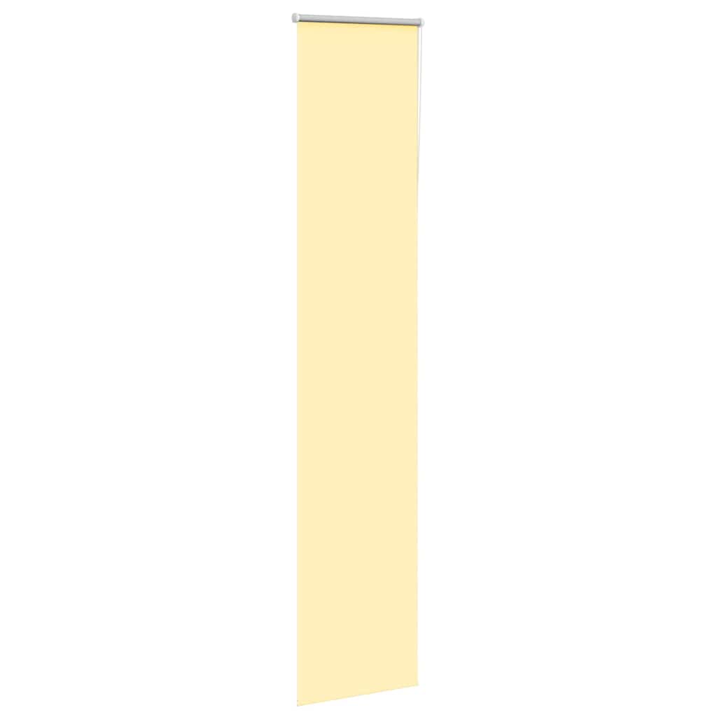 Rolgordijn verduisterend 50x230 cm stofbreedte 45,7cm geel