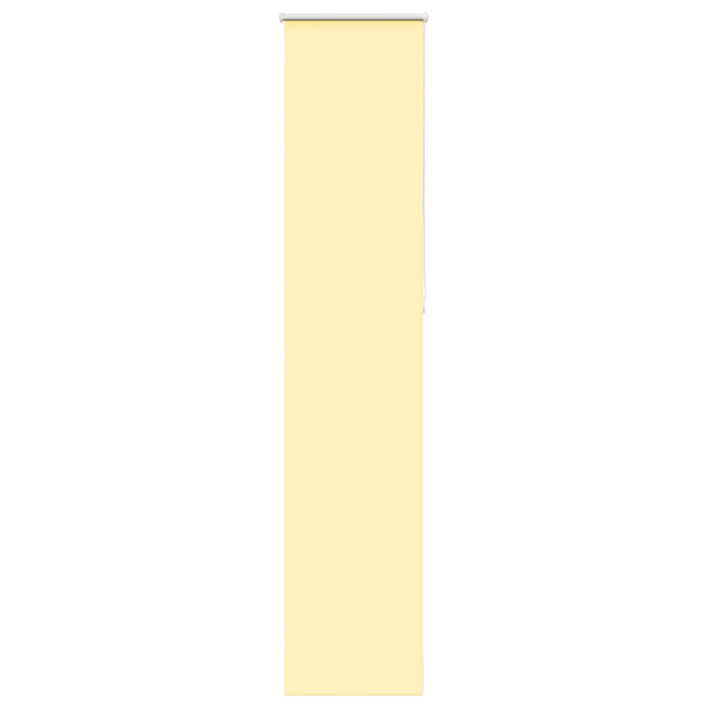 Rolgordijn verduisterend 55x230 cm stofbreedte 50,7cm geel