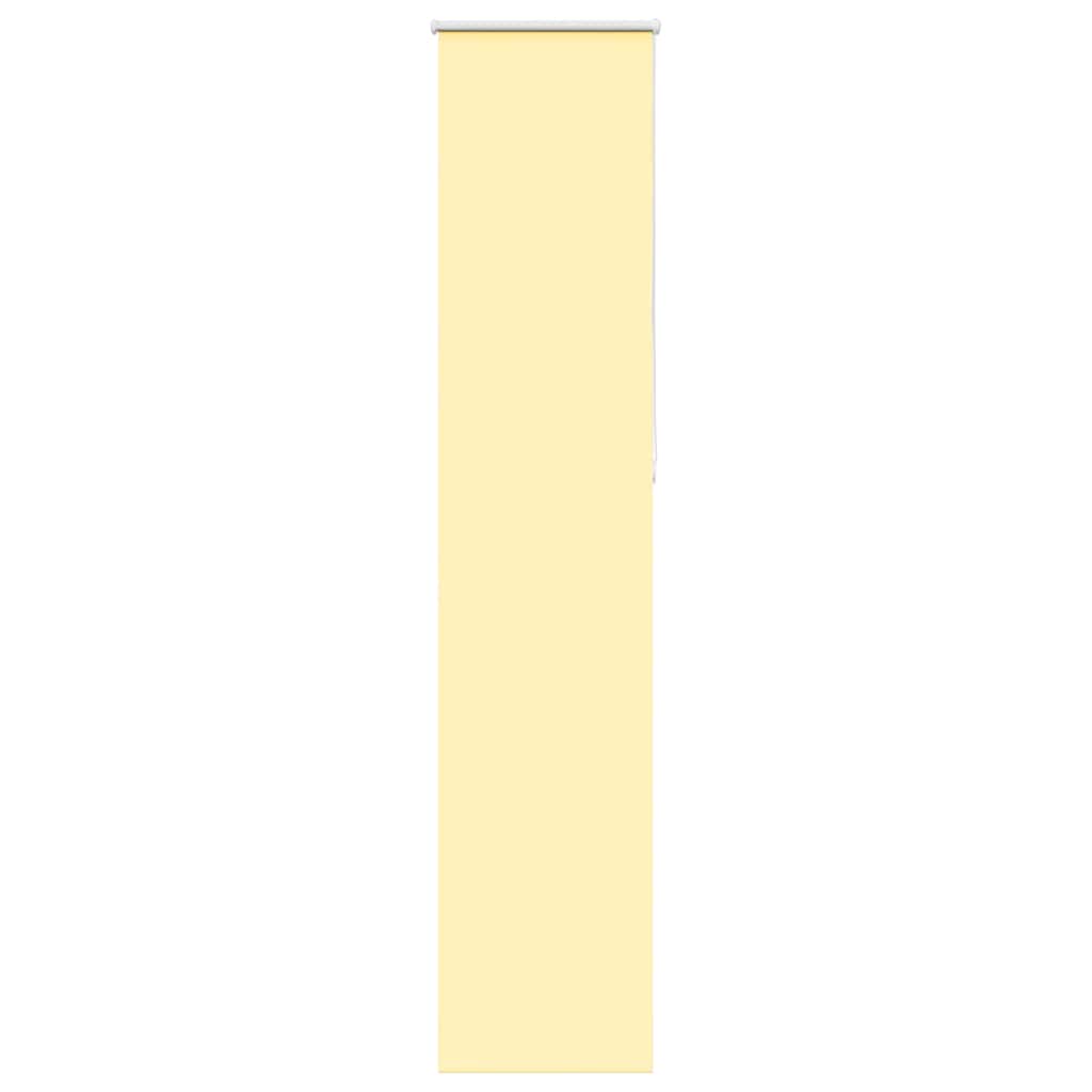 Rolgordijn verduisterend 60x230 cm stofbreedte 55,7cm geel