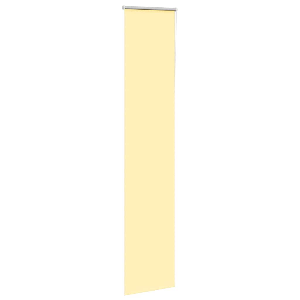 Rolgordijn verduisterend 60x230 cm stofbreedte 55,7cm geel
