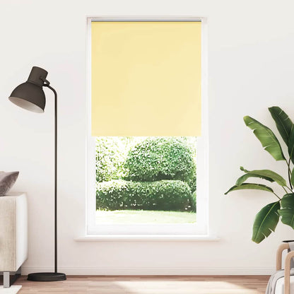 Rolgordijn verduisterend 90x230 cm stofbreedte 85,7cm geel
