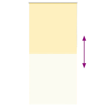 Rolgordijn 95x230 cm verduisterend stofbreedte 90,7cm geel
