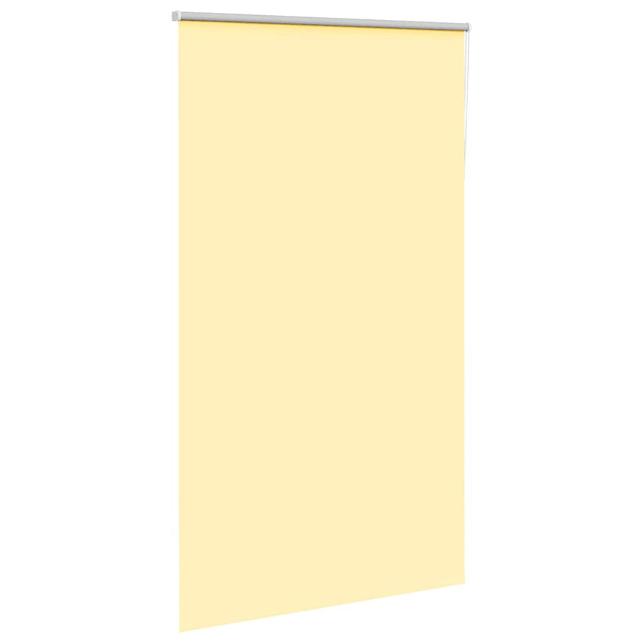 Rolgordijn verduisterend 130x230 cm stofbreedte 126,6 cm geel