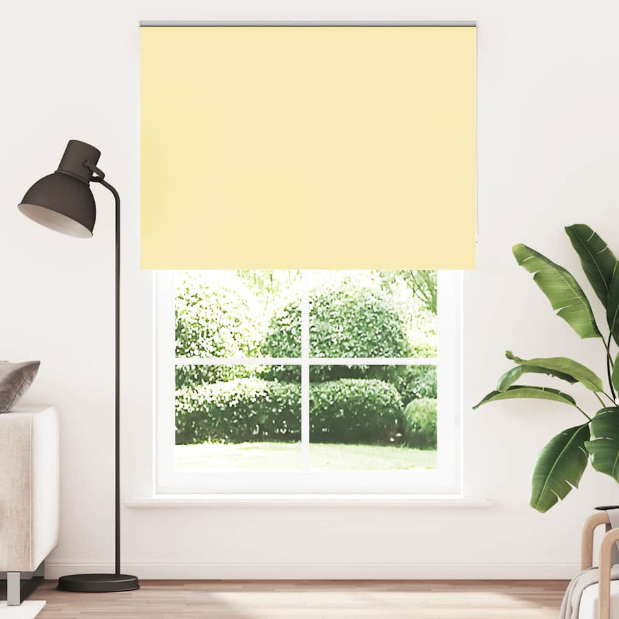 Rolgordijn verduisterend 150x230 cm stofbreedte 146,6 cm geel