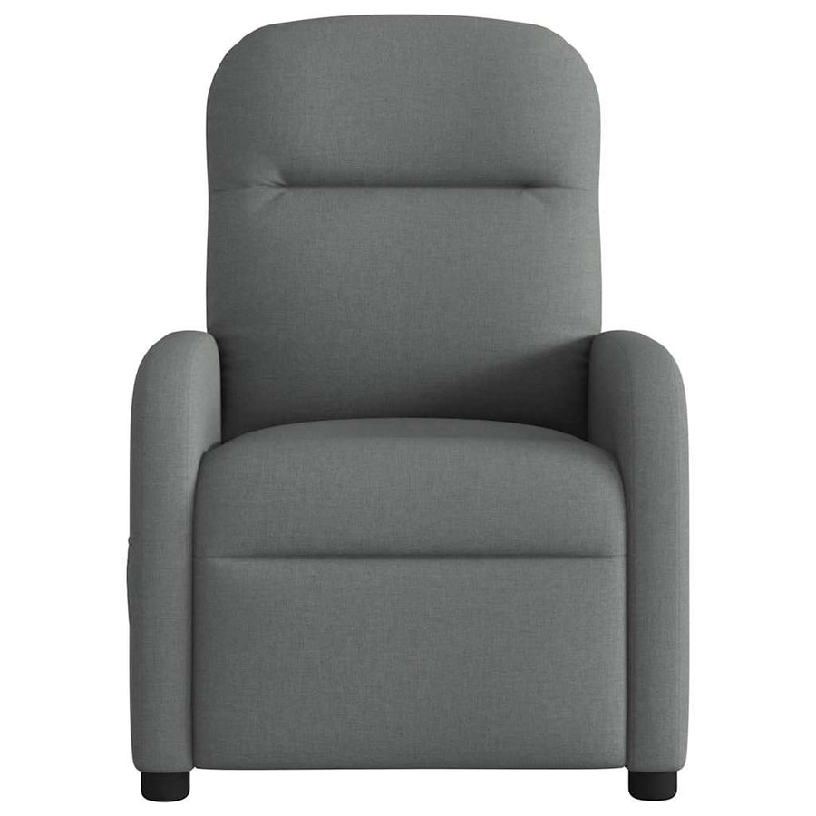 Fauteuil verstelbaar stof donkergrijs