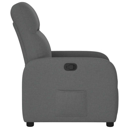 Fauteuil verstelbaar stof donkergrijs