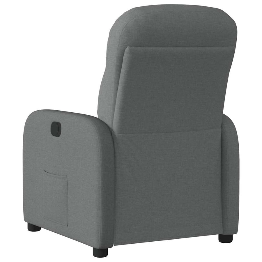 Fauteuil verstelbaar stof donkergrijs