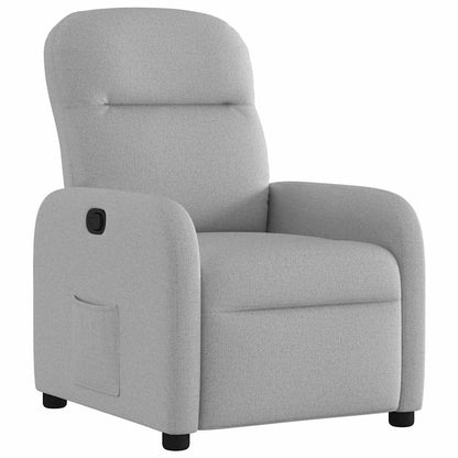 Fauteuil verstelbaar stof wolk grijs