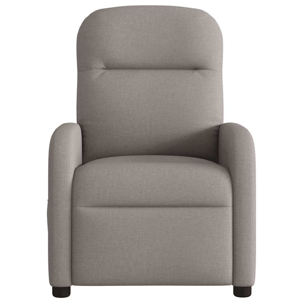 Massagestoel verstelbaar stof taupe