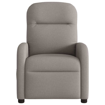 Massagestoel verstelbaar stof taupe