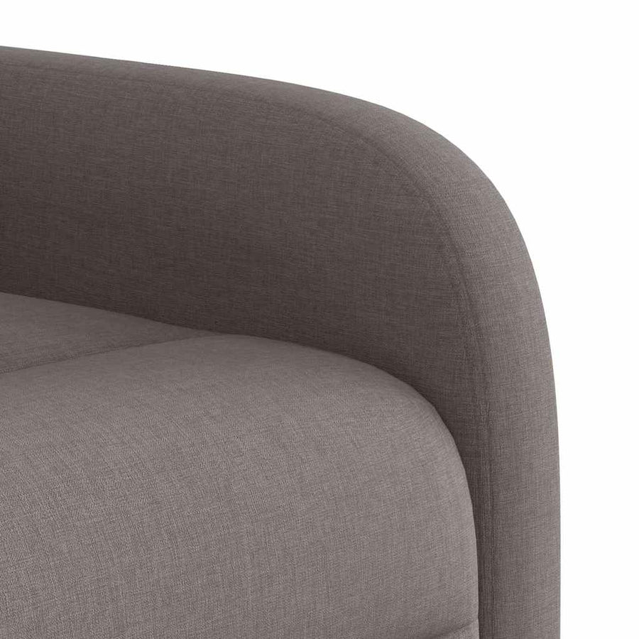 Massagestoel verstelbaar stof taupe