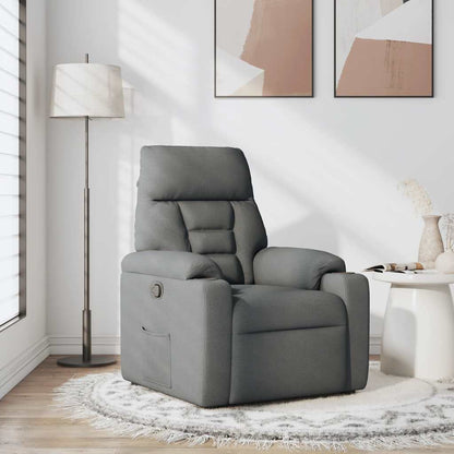 Fauteuil Verstelbaar Stof Donkergrijs 1 Nee