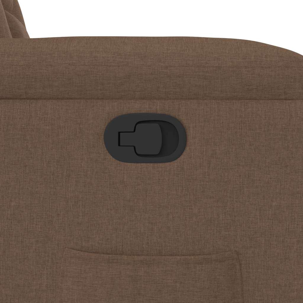 Fauteuil Verstelbaar Stof Bruin 1 Nee